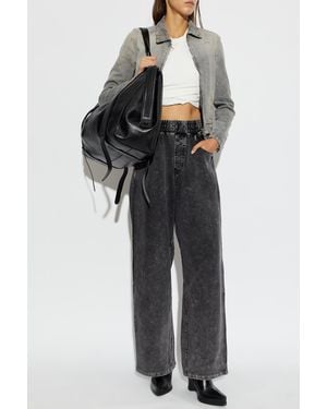 DIESEL Top 'T-Wisher-Rib-Pl' - Black
