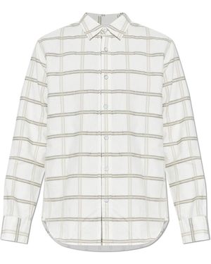 Rag & Bone Checked Pattern Shirt - White