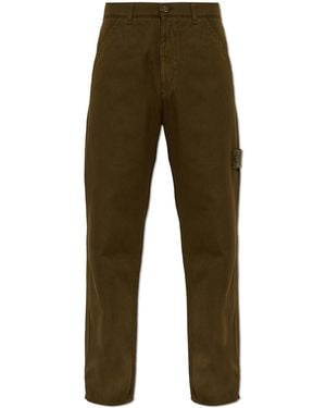 Stone Island Trousers From The 'Ghost Drop 4' Collection - Green