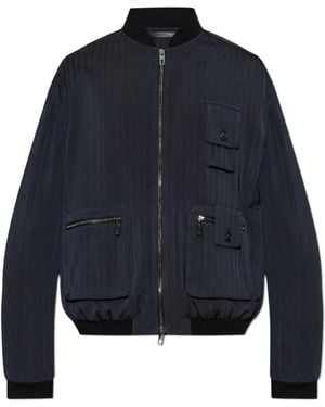 Giorgio Armani Bomber Jacket - Blue