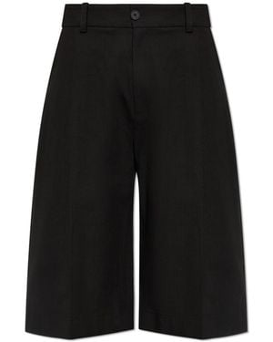 Studio Nicholson 'Fowld' Shorts - Black