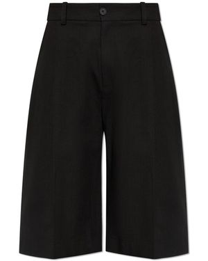 Studio Nicholson 'Fowld' Shorts - Black