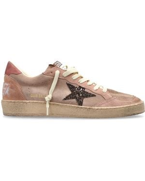 Golden Goose 'Ball Star' Sports Shoes - Brown