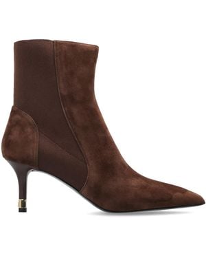 Furla 'Aria' Heeled Ankle Boots - Brown