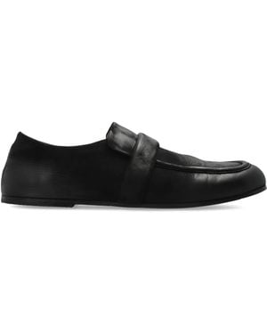 Marsèll "Streccoblocco" Leather Moccasins - Black