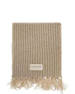 Rethinkit Studios Fringed Scarf - Natural