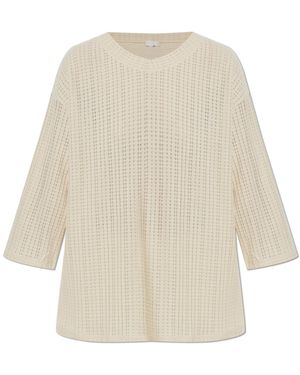 Hanro Jumper From The 'Summer Knits' Collection - Natural