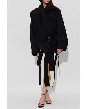 Entire studios Jacket With Belt - Black