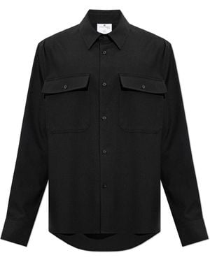 Courreges Shirt With Pockets - Black