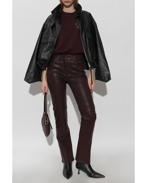 AllSaints 'Clay' Leather Jacket - Black