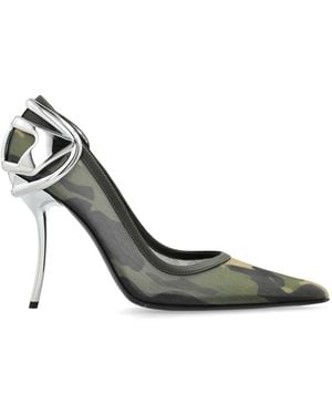 DIESEL Heeled Shoes D-Ten - Metallic