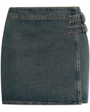 Samsøe & Samsøe Denim Skirt 'Sabethy' - Green