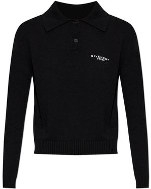 Givenchy Polo With Logo - Black