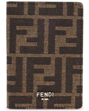 Fendi Card Holder - Brown