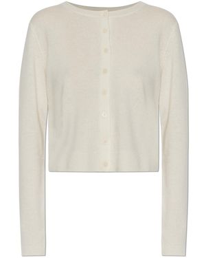 LoveShackFancy Cashmere Cardigan 'Cameyrn' - White