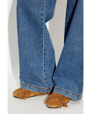 Etro Leather "Loafers" Shoes - Blue