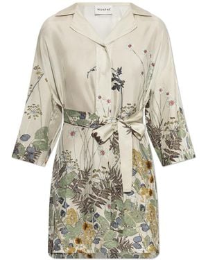 Munthe Silk Dress "Ratana" - White