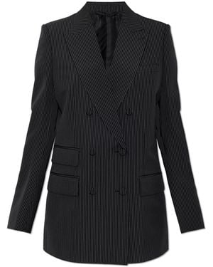 Tom Ford Pinstripe Blazer - Black