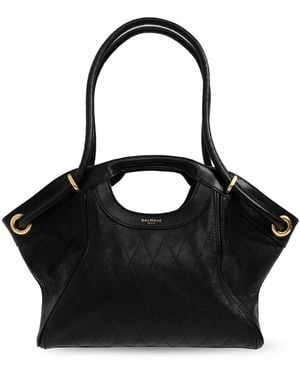 Balmain Leather Bag - Black