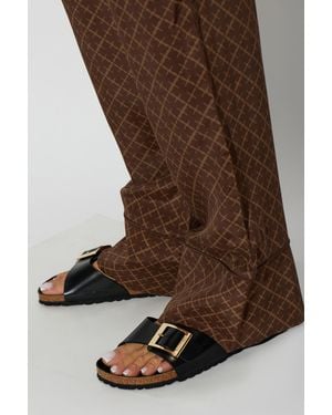 Birkenstock 'Madrid Droplet Buckle' Sandals - Brown