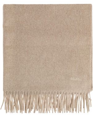 Max Mara Cashmere Scarf - Natural