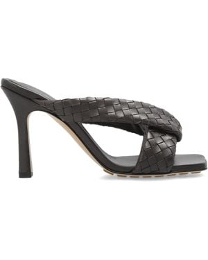Bottega Veneta Heeled Mules 'Riva' - Black