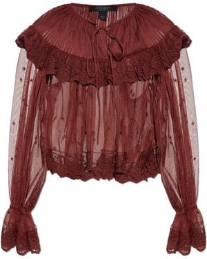 AllSaints Top 'Trixie' - Red