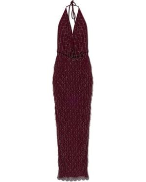 ROTATE BIRGER CHRISTENSEN Dress With Open Back - Purple