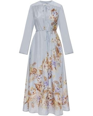 Zimmermann Dress With Floral Motif - White