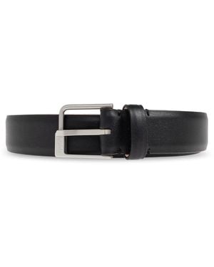 Maison Margiela Leather Belt - Black
