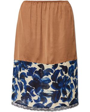 Munthe 'Ninia Slip' Skirt - Blue