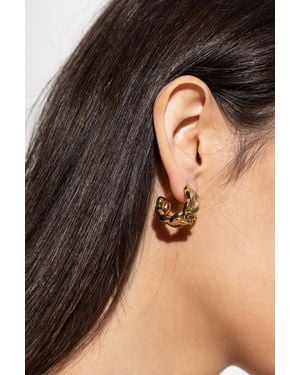 COACH Brass Earrings - Black