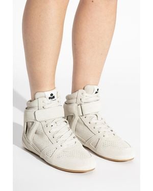 Isabel Marant Suede Sports Shoes Senny High' - White