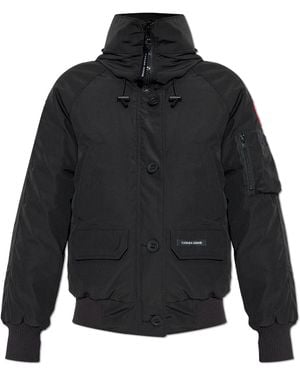 Canada Goose Down Jacket With Hood - Black