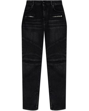 Balmain Straight-Leg Jeans - Black