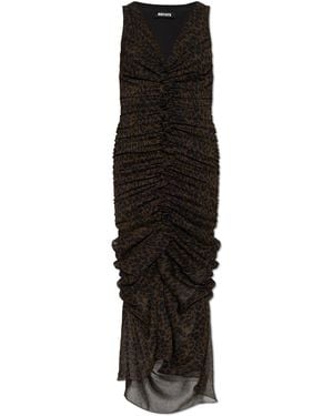 ROTATE BIRGER CHRISTENSEN Animal Print Dress - Black