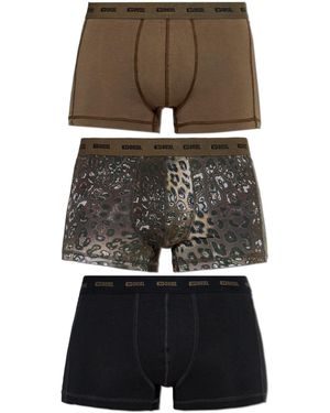 DIESEL Three-Pack Of Boxer Shorts 'Damien-Utlt-3Pack' - Multicolour