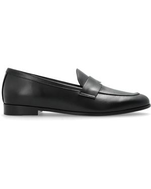 Max Mara 'Regentmoc' Leather Shoes - Black