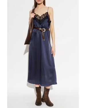 IRO Silk Dress "Bailar" - Blue