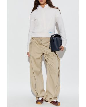 Loewe Wool Sweater - White