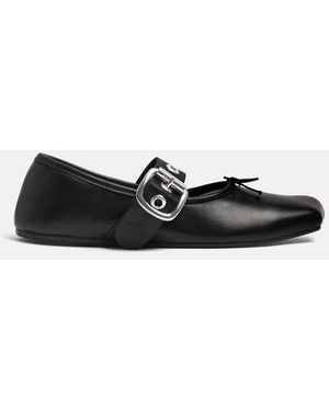 Vivienne Westwood Alice Ballerina Nappa Leather - Black