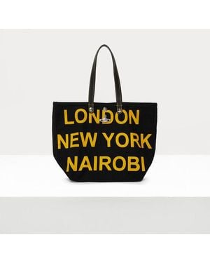Vivienne Westwood Utility Small Shopper - White