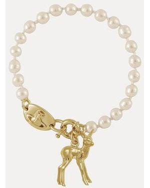 Vivienne Westwood Monette Pearl Bracelet Pearls - White