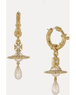 Vivienne Westwood Rigoberta Large Earrings - Natural