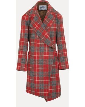 Vivienne Westwood S Coat Wool Red 42 Women