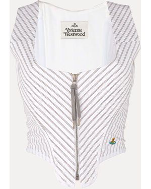 Vivienne Westwood Portrait Corset - White