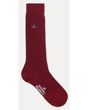 Vivienne Westwood Uni Sock Cotton - Red