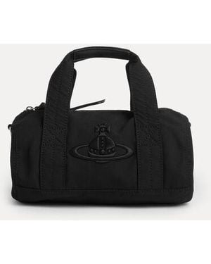 Vivienne Westwood Paul Cylinder Crossbody Technical Canvas - Black