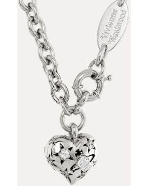 Vivienne Westwood Lee Necklace Cubic Zirconia - White