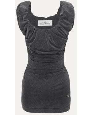 Vivienne Westwood Ginnie Jersey Top Cupro Jrsy - Black